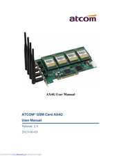 ATCOM AX-4G User Manual