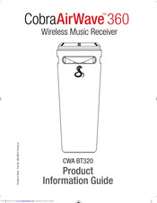 Cobra Air Wave 360 Product Information Manual