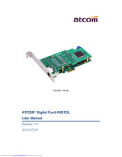 ATCOM AXE1DL + EC32L User Manual