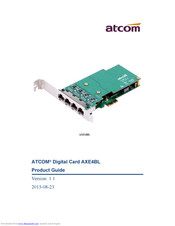 ATCOM AXE4BL Product Manual