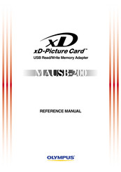 Olympus xD-Picture Card MAUSB-200 Reference Manual