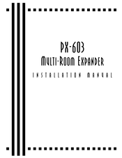 Audioaccess PX-603 Installation Manual