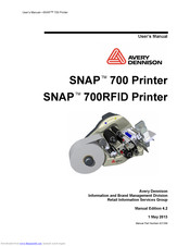 Avery Dennison SNAP 700RFID User Manual