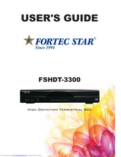 Fortec Star FSHDT-3300 User Manual