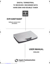 SAGEM DVR 6200T User Manual