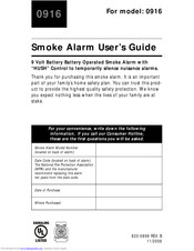 Kidde 916 User Manual