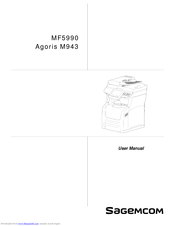 SAGEM AGORIS M943 User Manual