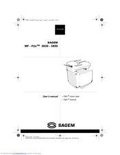 SAGEM MF-F@X 3850 User Manual