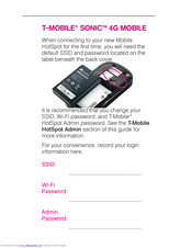 Huawei T-Mobile Sonic User Manual