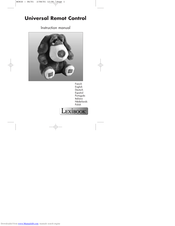 LEXIBOOK Universal Remot Control Instruction Manual