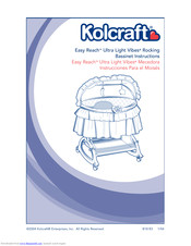 Kolcraft Easy Reach Ultra Light Vibes Instructions Manual