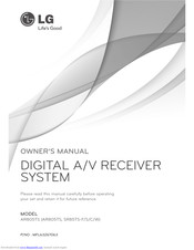 LG SR85TS-C Owner's Manual