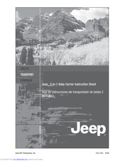 Kolcraft Jeep Instruction Sheet