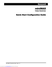 Honeywell miniMAX Quick Start Configuration Manual