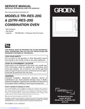 Groen 2TRI-RES-20G Service Manual