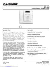 Aiphone GT-MK Info Sheet