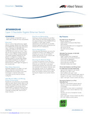 Allied Telesis AT-8000GS/48 Datasheet