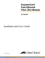 Allied Telesis AT-2812FX Installation And User Manual