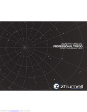 Zhumell PROFESSIONAL TRIPOD Owner's Manual