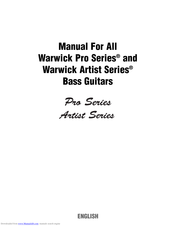 Warwick Bootsy Collins Artist Manual