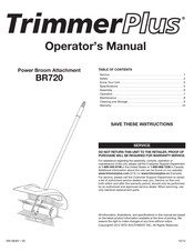 TrimmerPlus BR720 Operator's Manual