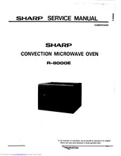 Sharp R-8000E Service Manual