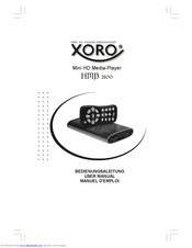 Xoro HMB 2100 User Manual