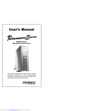 Antec SX800II Series User Manual