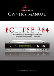 Antelope Eclipse 384 Owner's Manual