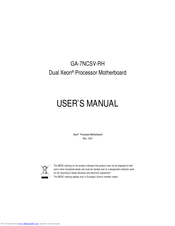 Gigabyte GA-7NCSV-RH User Manual