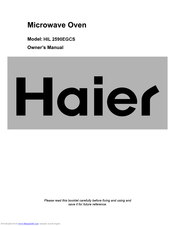 Haier HIL 2590EGCS Owner's Manual
