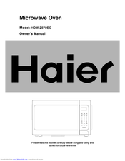 Haier HDM-2070EG Owner's Manual