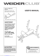 Weider WEBE1057.0 User Manual