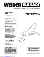 Weider WEBE0332.0 User Manual