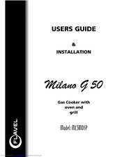 Flavel Milano G 50 ML51NDSP Users Manual & Installation