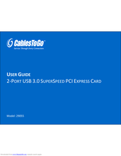 Cables to Go 29055 User Manual