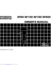 Honda BF10D Owner's Manual