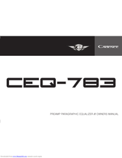 Cadence CEQ-783 Owner's Manual