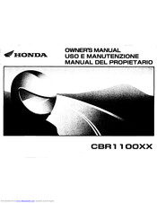 Honda CBR1100XX Owner's Manual