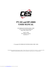 CES DP-1000S User Manual