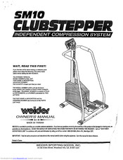 Weider Clubstepper SM10 Owner's Manual