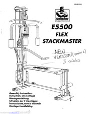 Weider E5500 FLEX STACKMASTER Assembly Instructions Manual