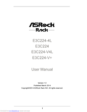 ASRock E3C224-V4L User Manual