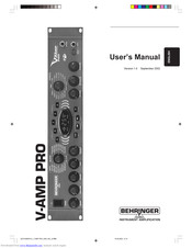 Behringer Bass V Amp Pro Manuals Manualslib