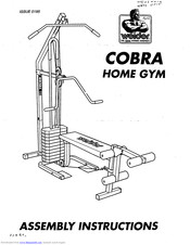 Weider COBRA Assembly Instruction Manual
