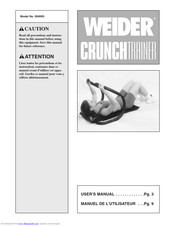 Weider CRUNCHTRAINER 004005 User Manual