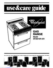 Whirlpool SF3001ER Use & Care Manual