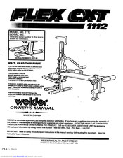 Weider FLEX CXT 1112 Owner's Manual