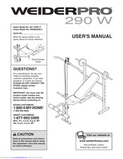 WeiderPro WEBE0938.0 User Manual