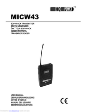 HQ Power MICW43 User Manual